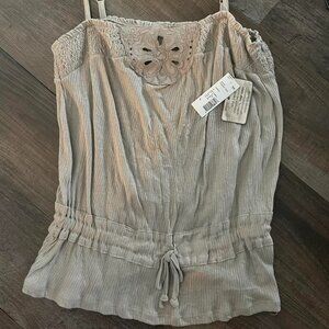NWT Tan Blouse